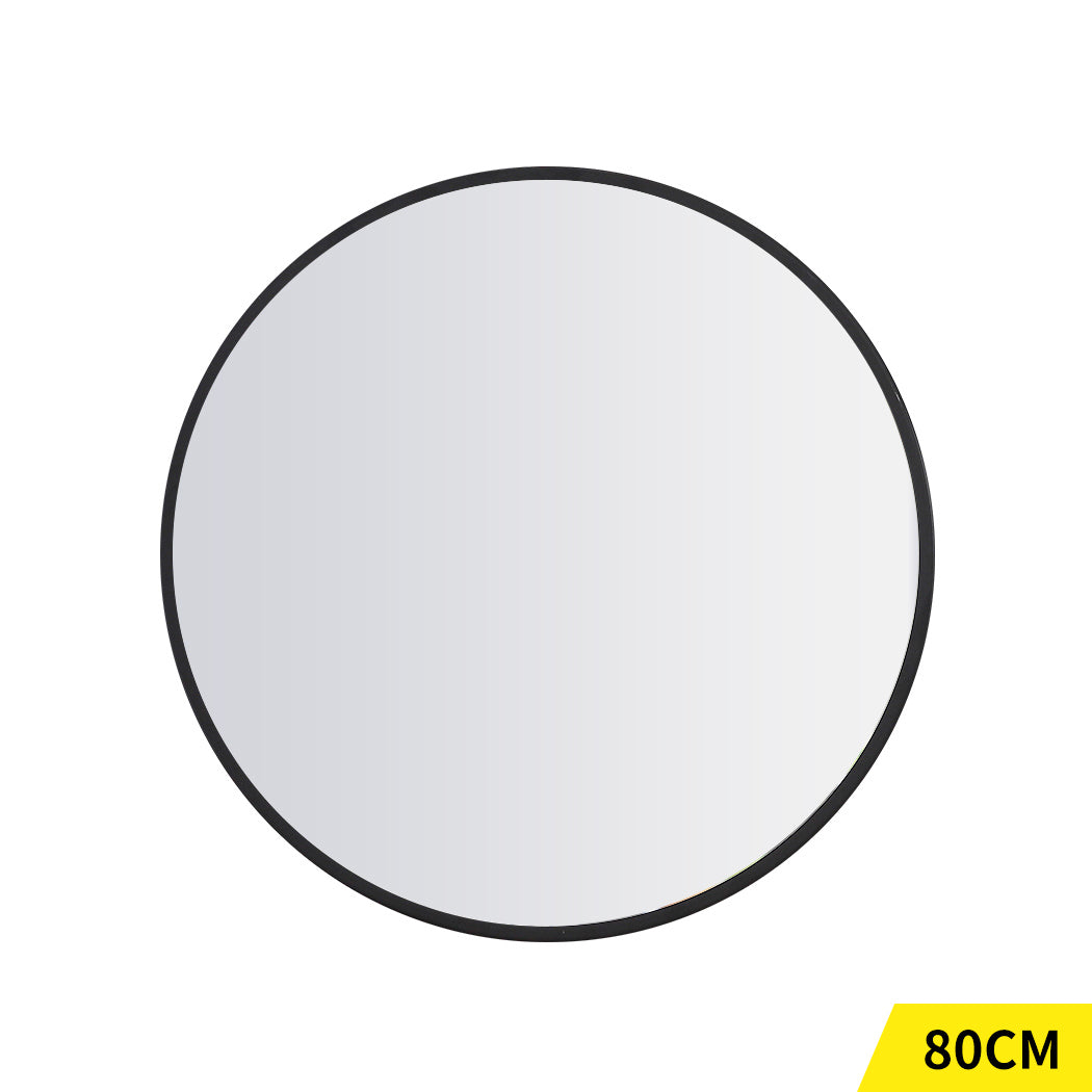 Wall Mirror Round Shaped Bathroom Makeup X-Large-1942353356186062848