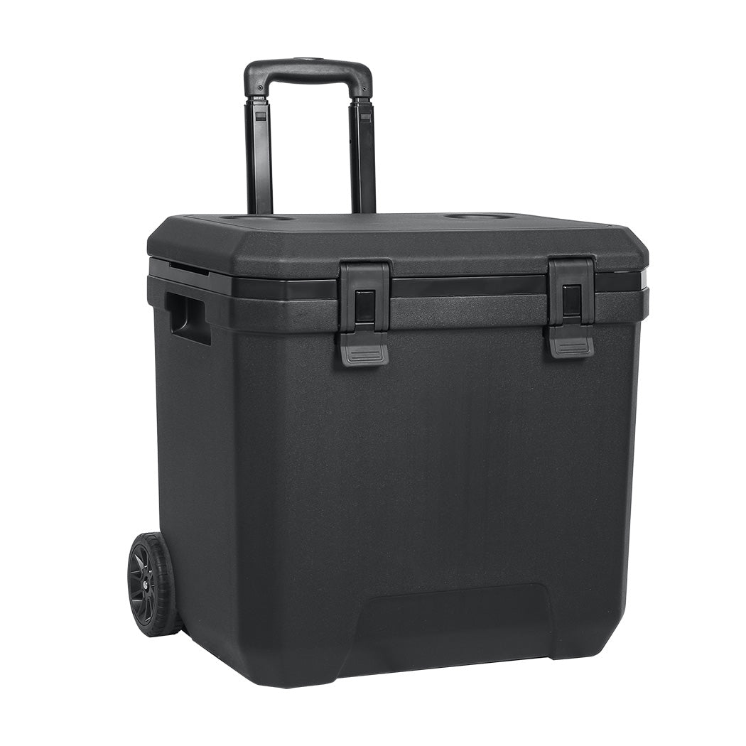 Mountview Cooler Ice Box 27L/43L Portable Chest Trolly For Camping BBQ Picnic-1942353629226864640