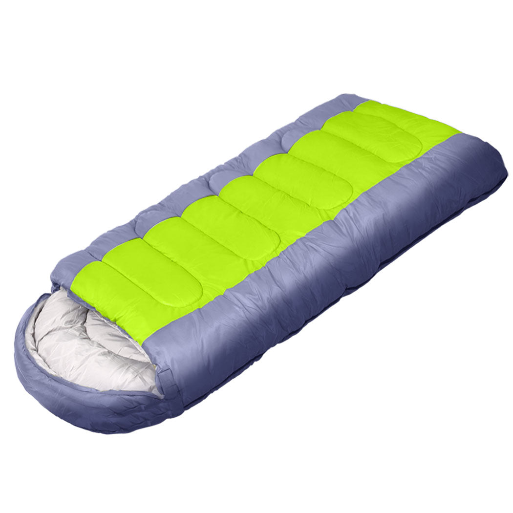 Mountview Sleeping Bag Outdoor Camping Grey-1942352888173039616
