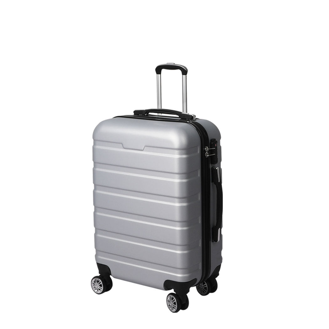 Slimbridge 28" Luggage Case Suitcase Silver 28 inch-1942352940295655424