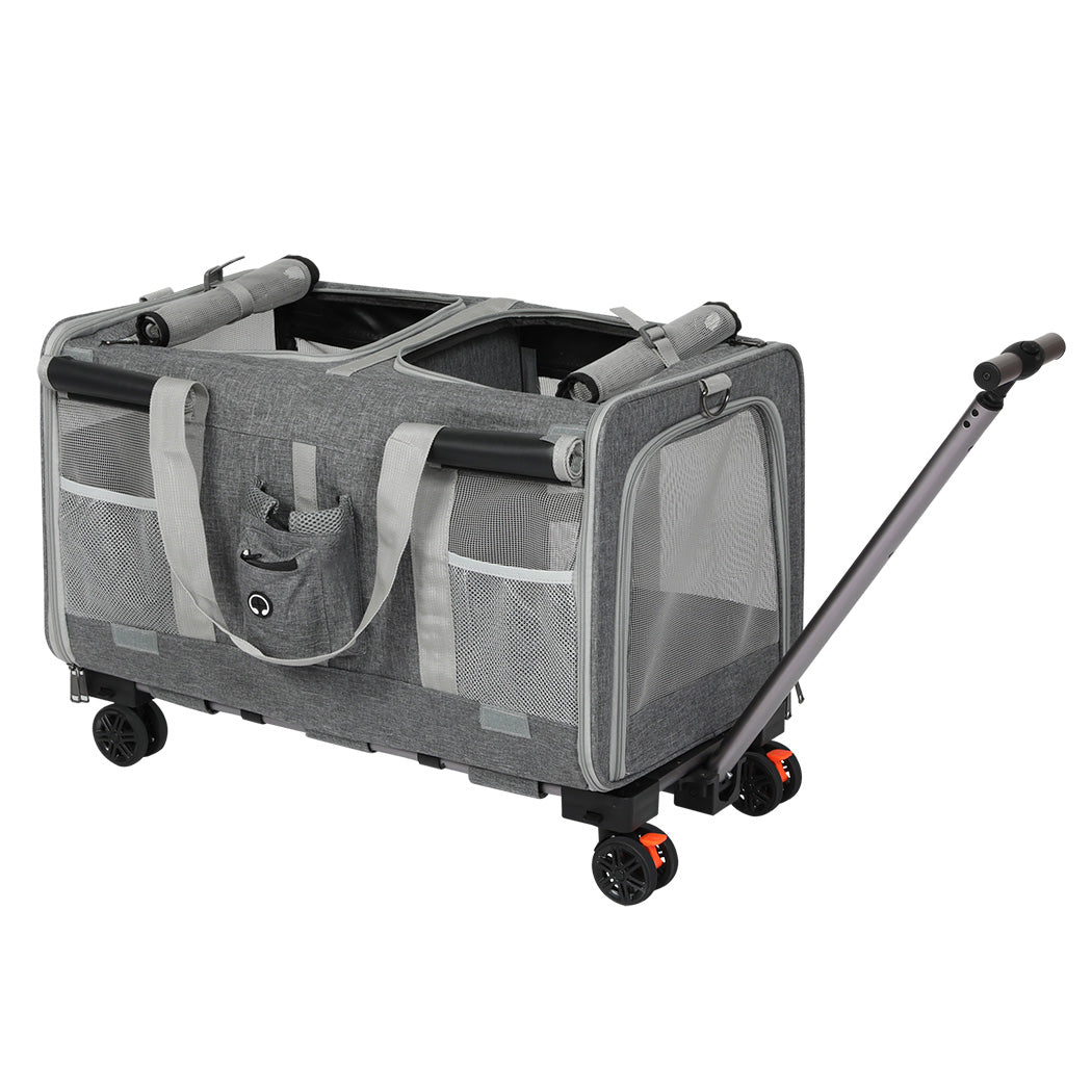 Pawz Pet Carrier 4 Wheel Portable Rolling Foldable-1942353704934051840
