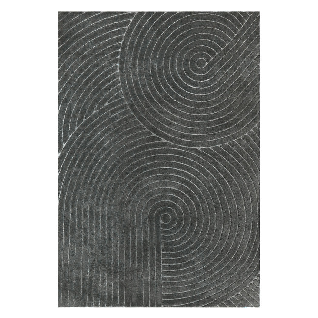 Marlow Floor Rug Soft Polyester Carpet Non Slip Plush Shaggy Rugs Geometric-1942353628346060800