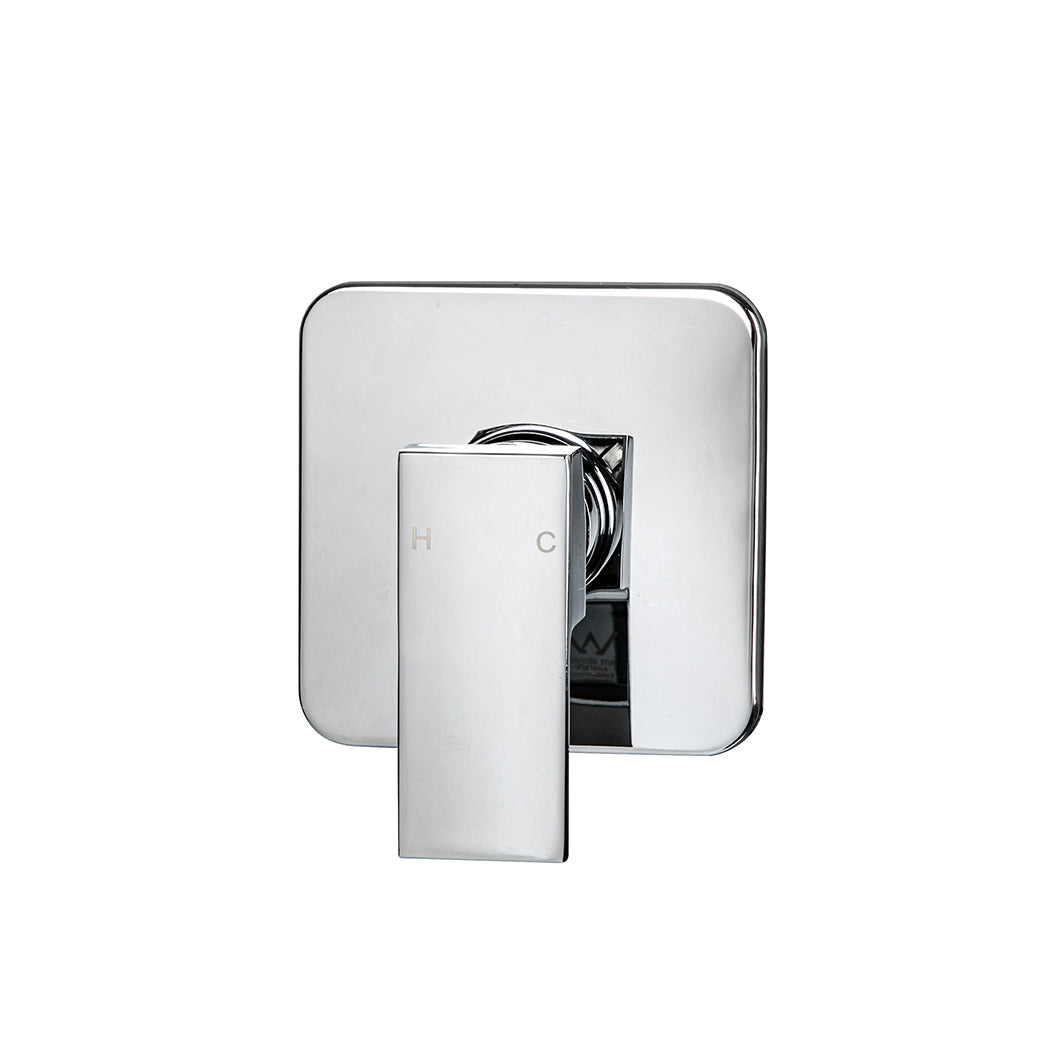 Dutxa Brass Shower Mixer Tap Cold Hot Charcoal-1942353241023057920