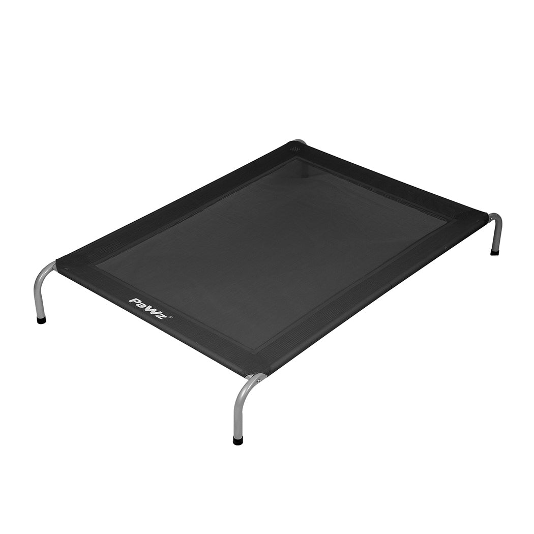 PaWz Elevated Trampoline Pet Bed Dog L Black Large-1942352768006230016