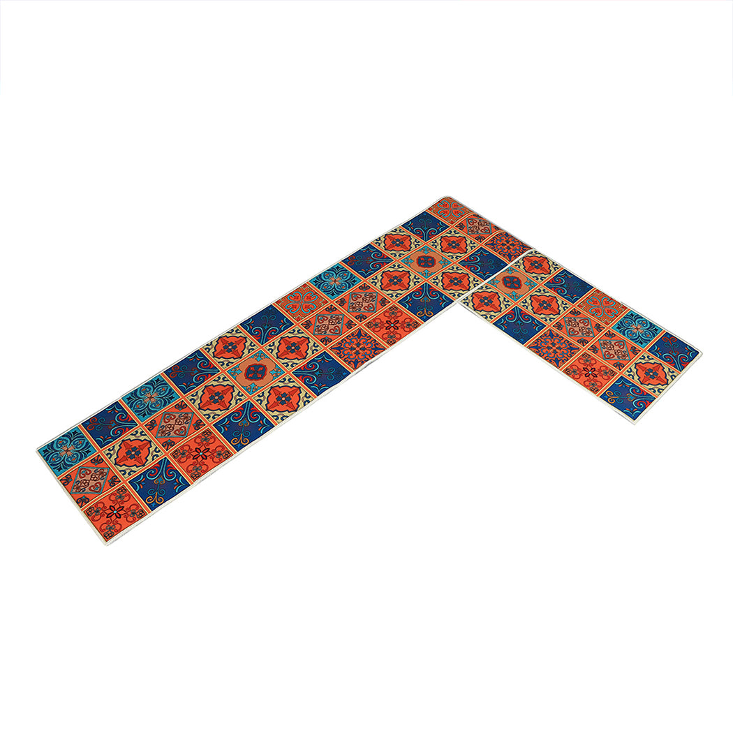 Marlow 2x Kitchen Mat Floor Rugs Area 45x180cm-1942353170038657024
