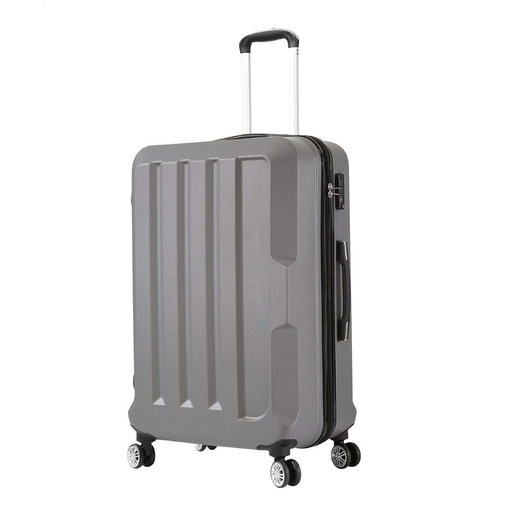 Slimbridge 20" Travel Luggage Lightweight Dark Grey 20 inch-1942352925917581312