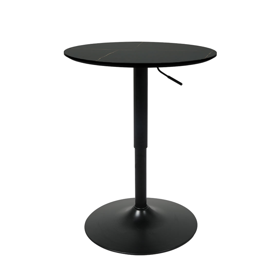 Levede Bar Table Swivel Gas Lift Counter Black-1910113294966984704
