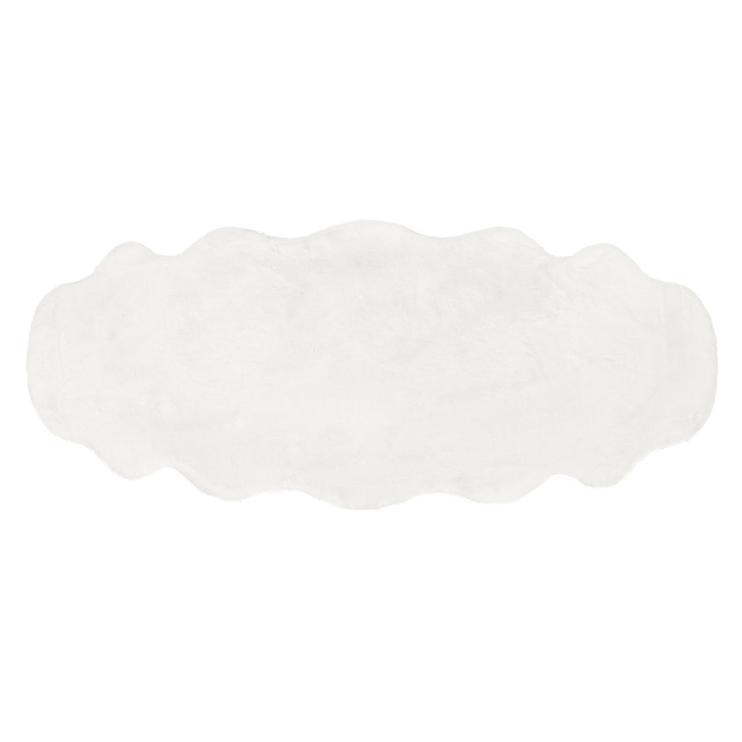 Marlow Floor Rug Area Rugs Cloud Fluffy 80X200cm White-1942353171095621632