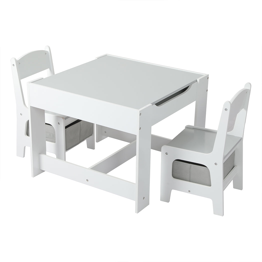 BoPeep Kids Table and Chairs Set Storage-1910112337549987840
