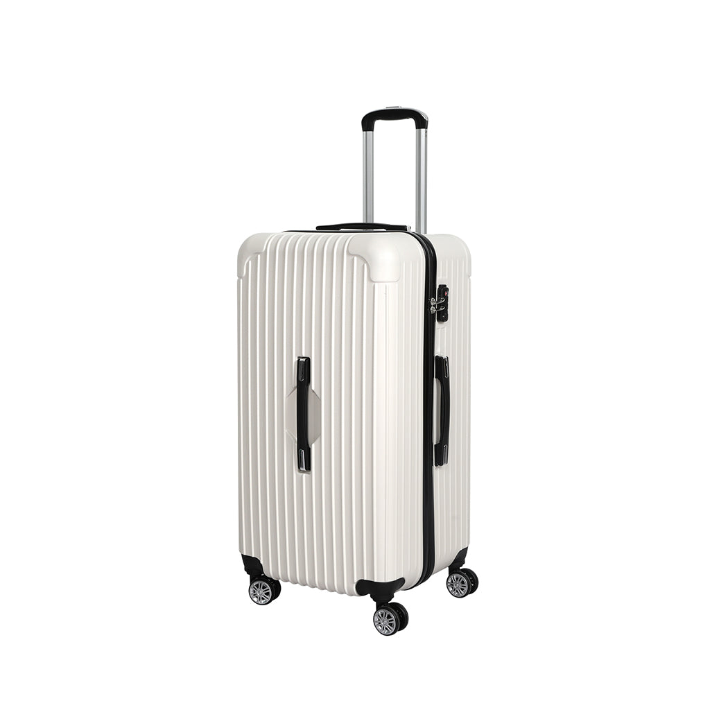 Slimbridge 28" Trunk Luggage Travel White 28 inch-1942352945869885440