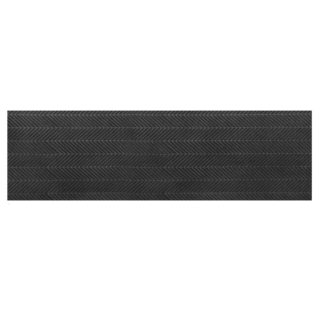 Marlow Extra Large Floor Rug Non Slip 90cm x 305cm Grey-1942353701033349120