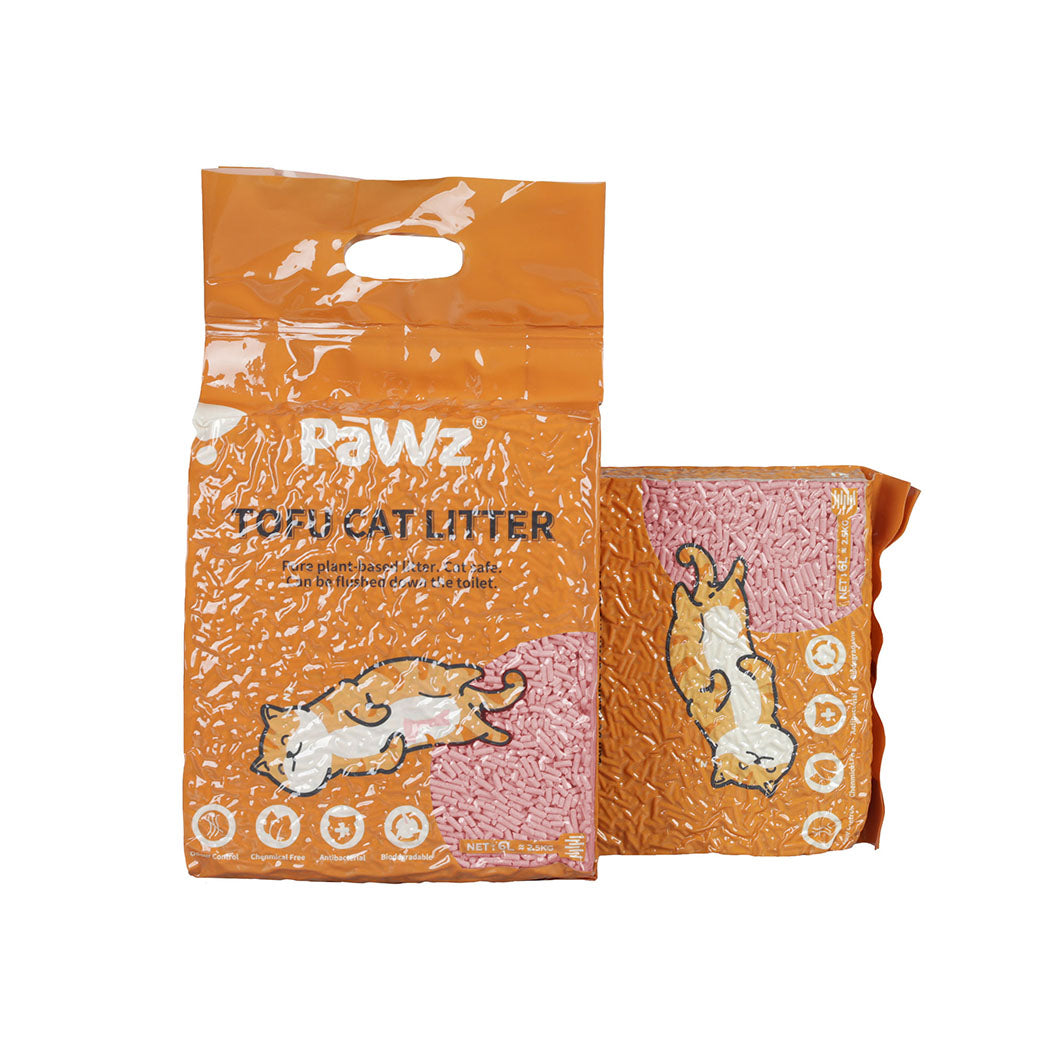 PaWz 2.5kg Tofu Cat Litter Clumping Watermelon x1-1942353631701504000