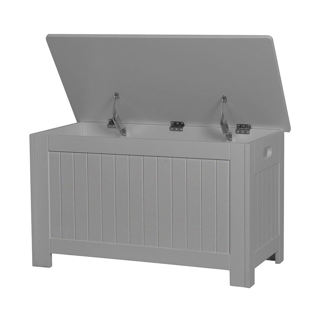 Levede Kids Toy Box Storage Chest Cabinet Grey-1910112555947397120