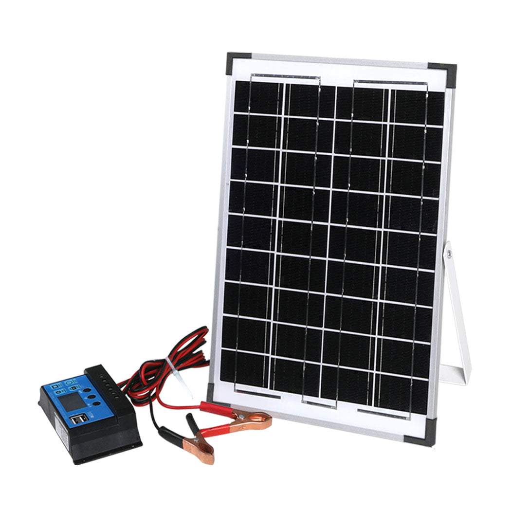 12V 10W Solar Panel Kit Mono Caravan-1910112553439203328