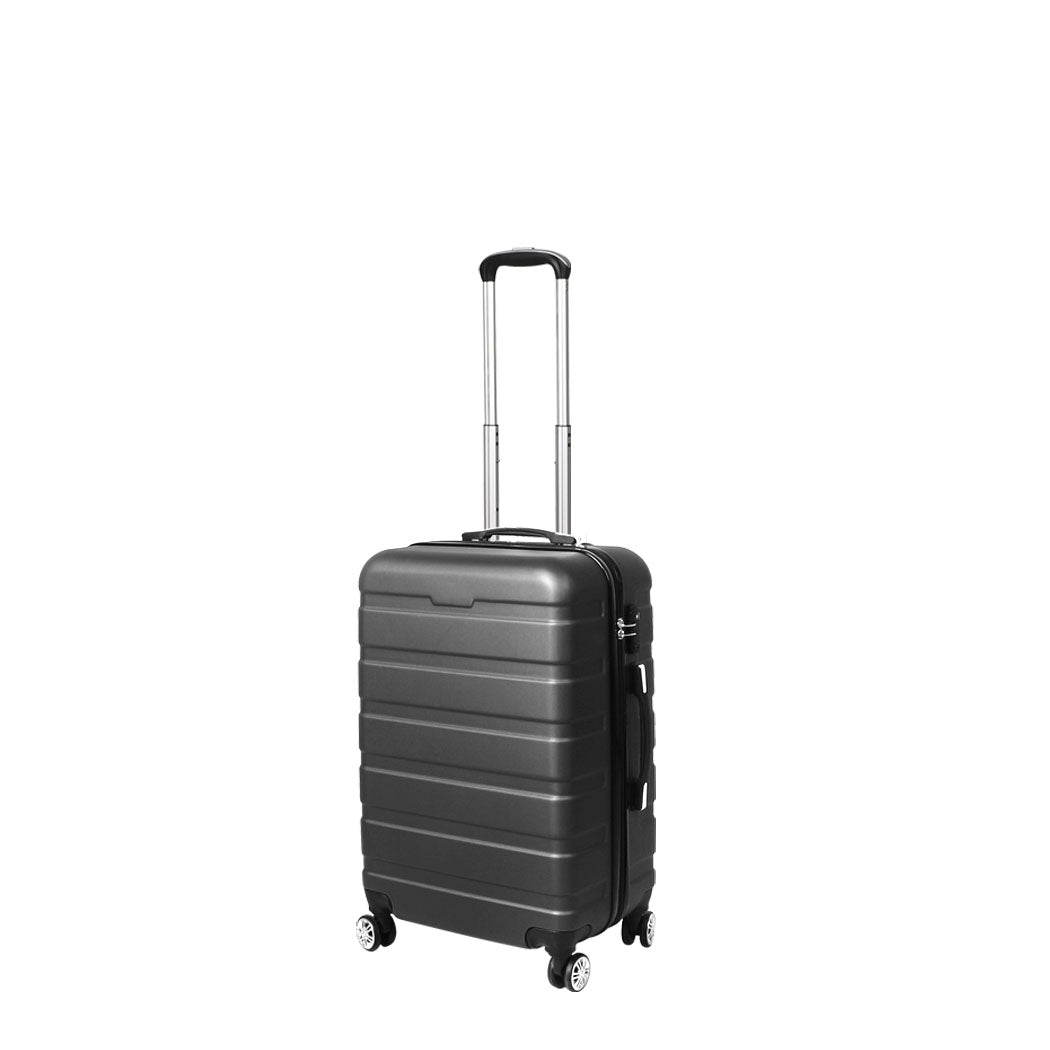 Slimbridge 20" Carry On Luggage Case Grey 20 inch-1942352936134905856