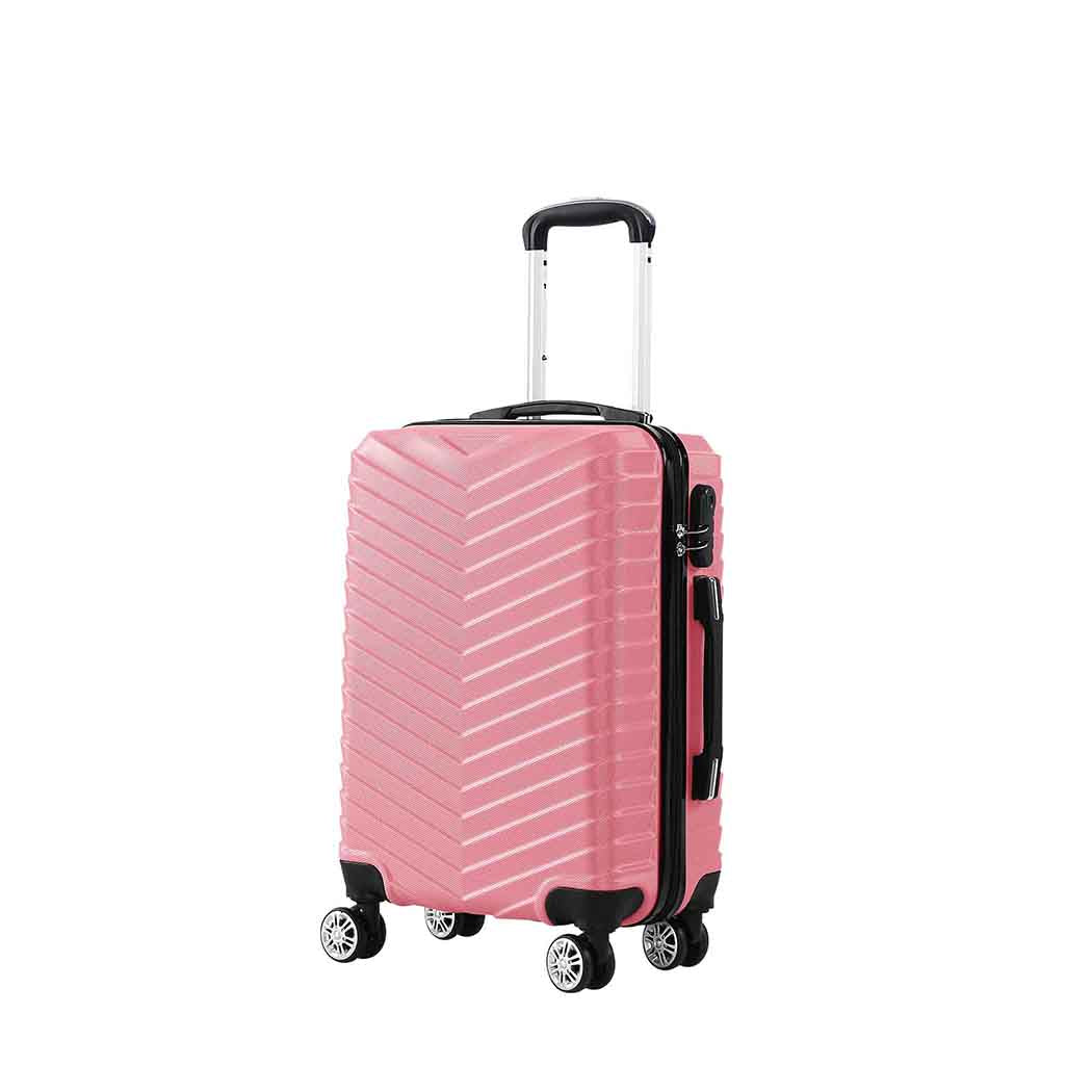 Slimbridge 20" Carry On Travel Luggage Rose 20 inch-1942352930770391040