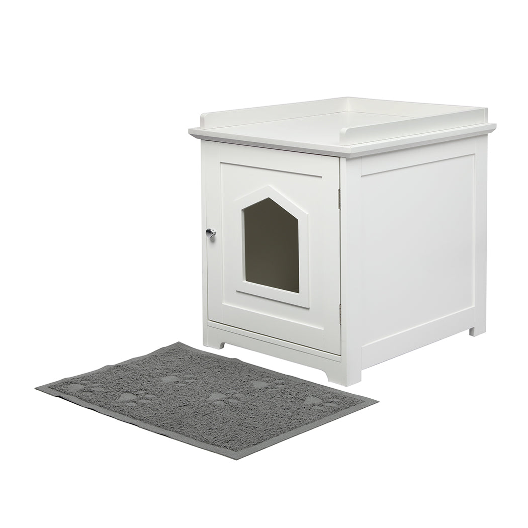 PaWz Cat Litter Box Mat Fully Enclosed-1942352761815437312