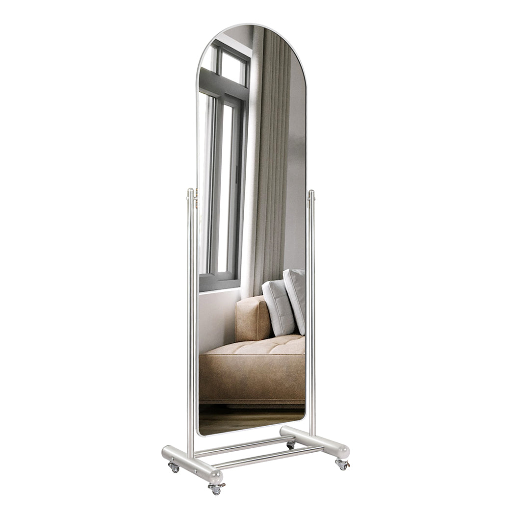 Yezi 165CM Movable Arch Full Length Mirror-1942353651490230272