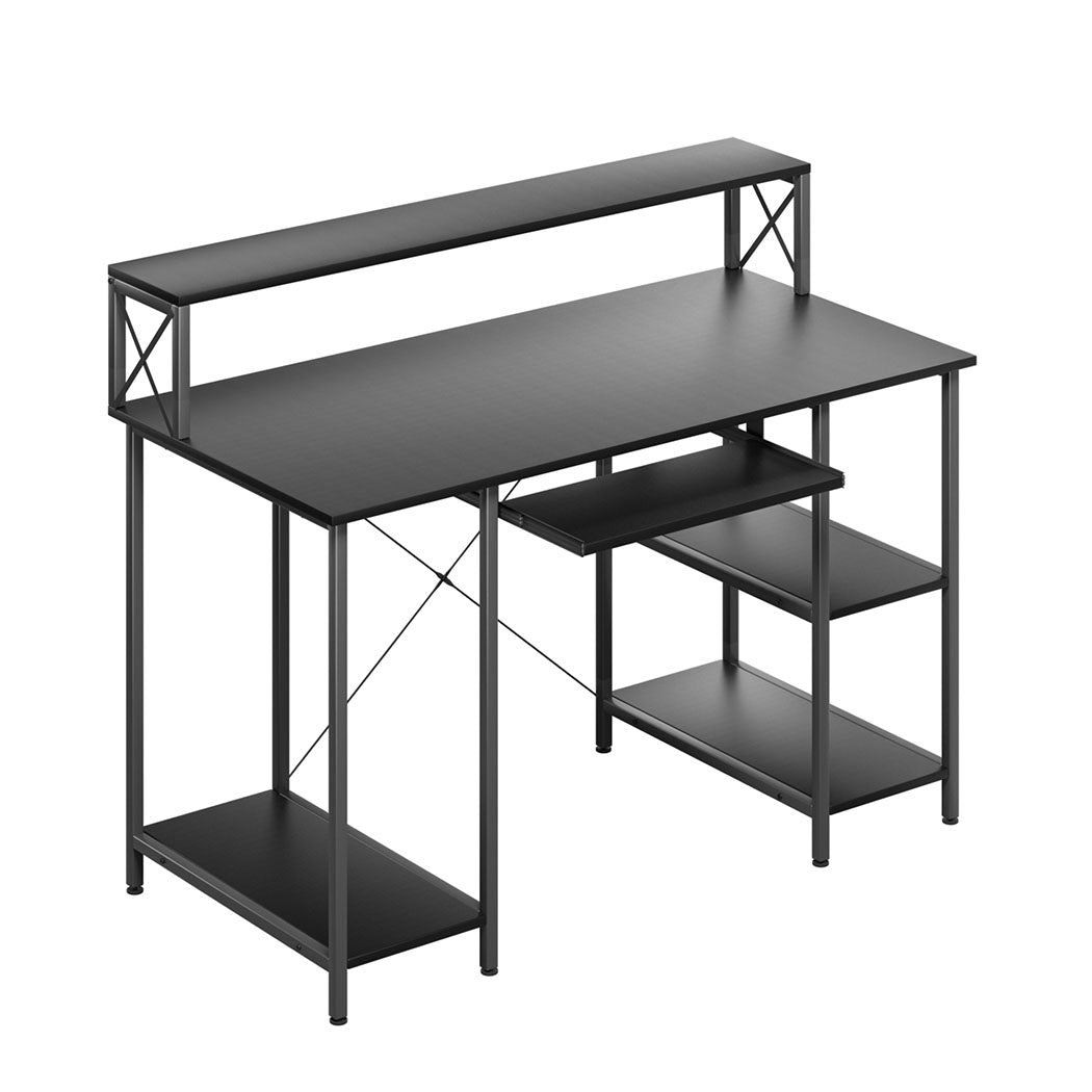 Levede Office Gaming Computer Desk Black-1937319785868169216