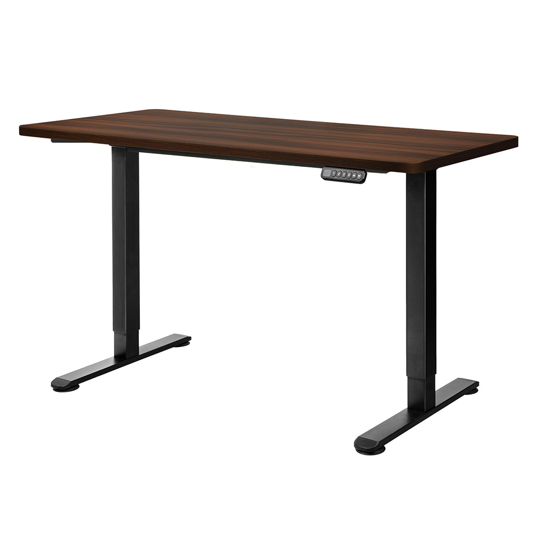 Levede Motorised Standing Desk Adjustable 140cm Walnut 1000x 1MM-1910112994914865152