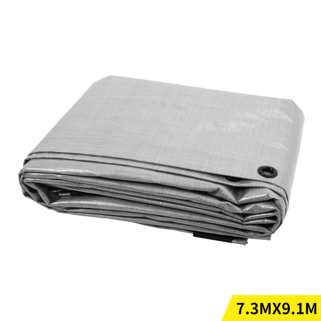 9.1x7.3M Heavy Duty Polyethylene Tarp-1942353763788525568