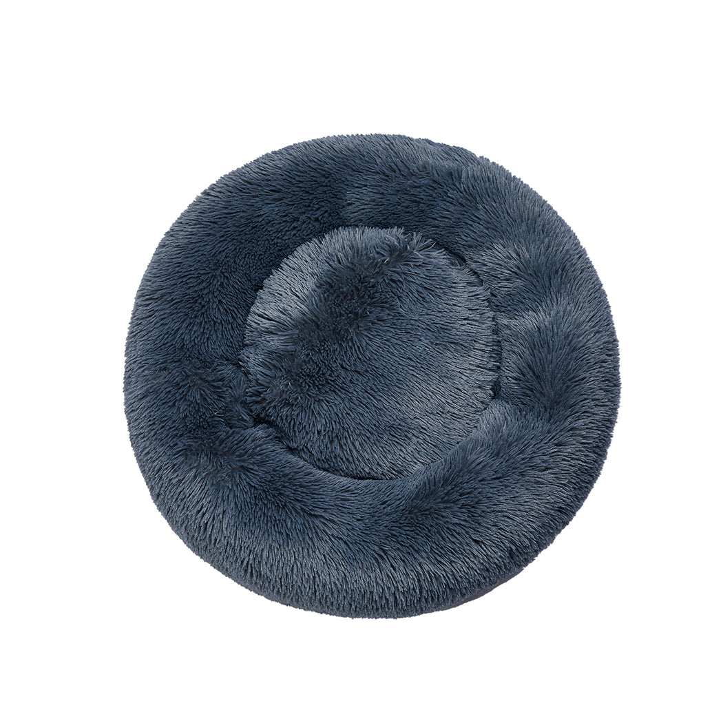 PaWz Pet Bed Cat Dog Donut Nest Calming XXXL Dark Grey XXX-Large-1942353257246625792