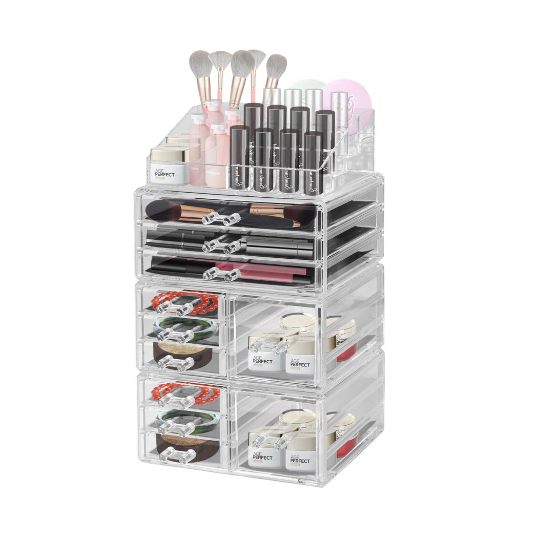 11 Drawers Clear Acrylic Boxes Cosmetic-1942353177823285248