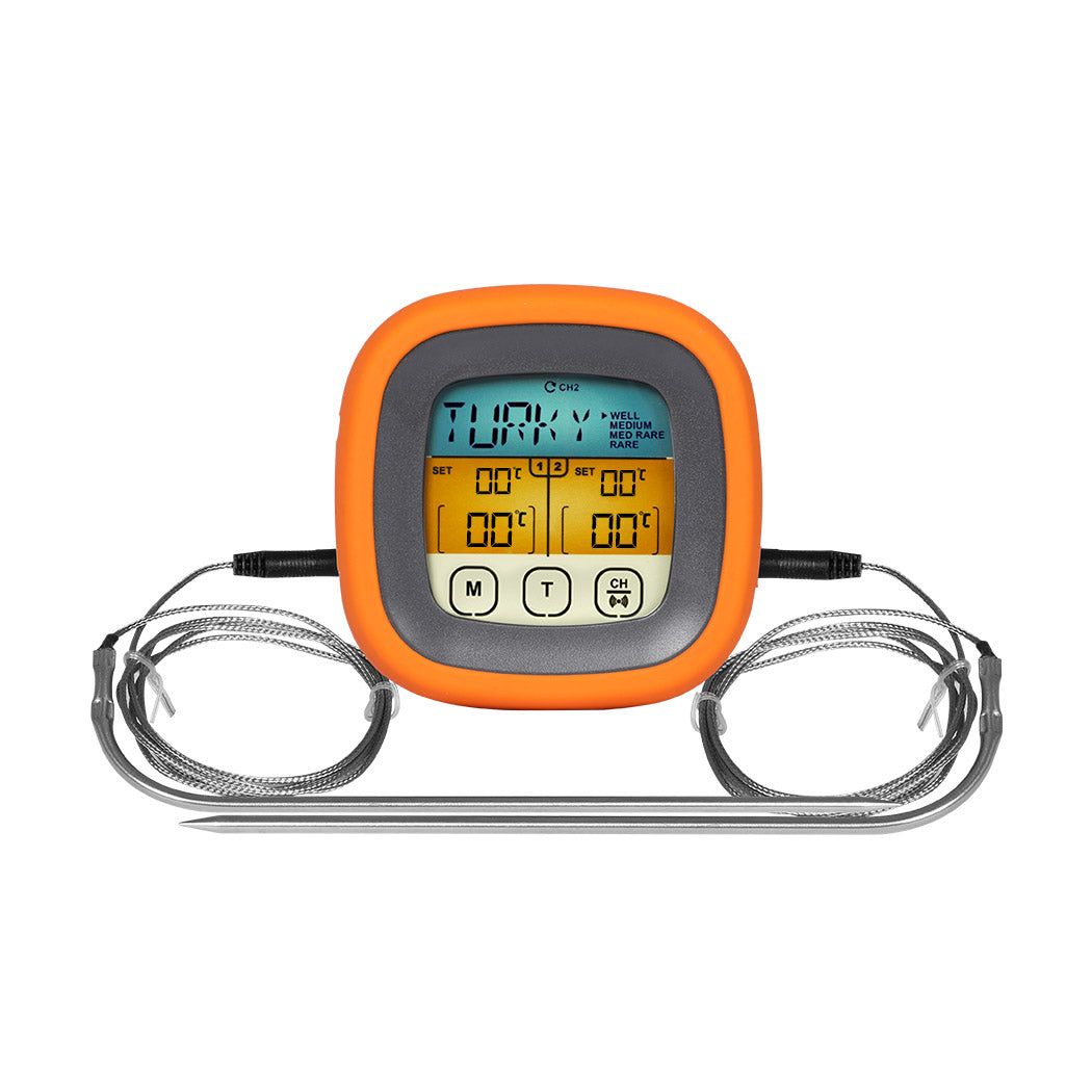 Digital Food Thermometer BBQ 2 Probe-1942353288502579200