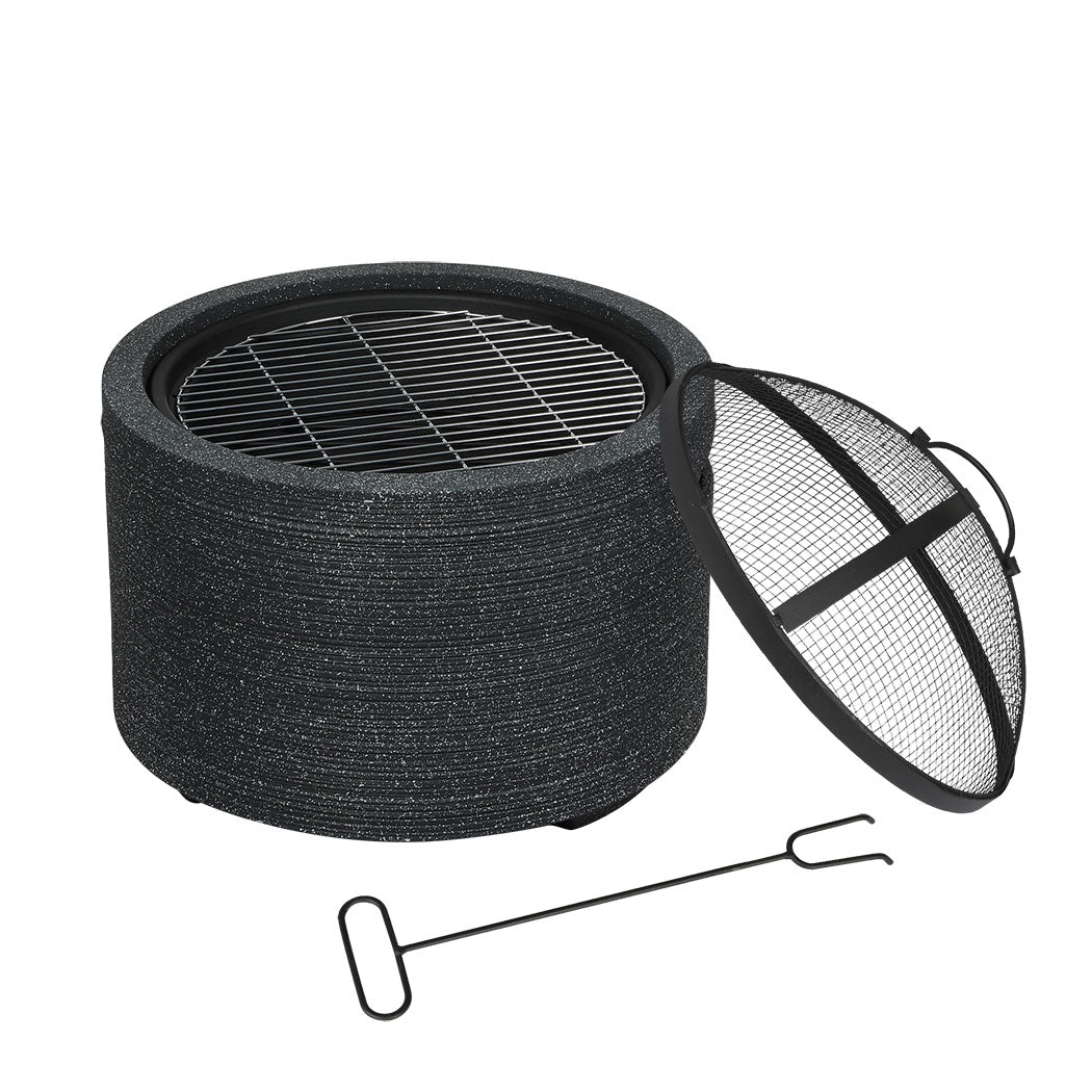 Moyasu Fire Pit BBQ Grill Outdoor Patio-1942353160844742656