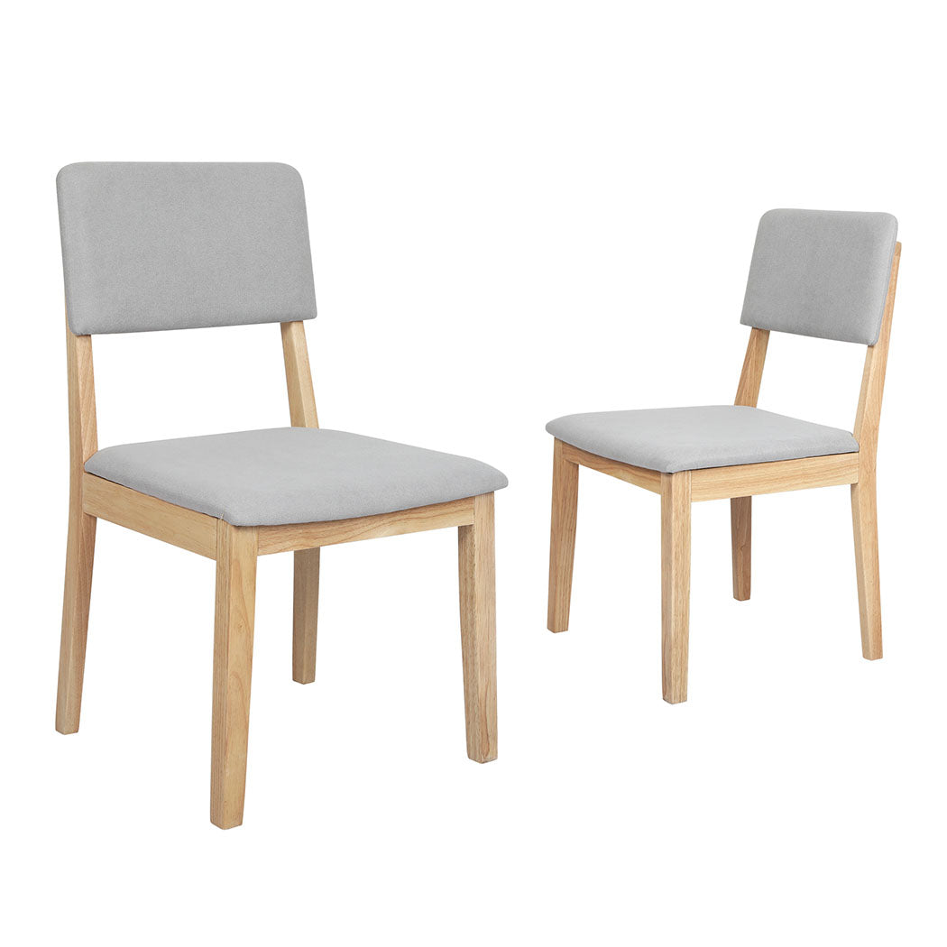 Levede 2x Dining Chair Armless Upholstered Seat-1937319813810622464