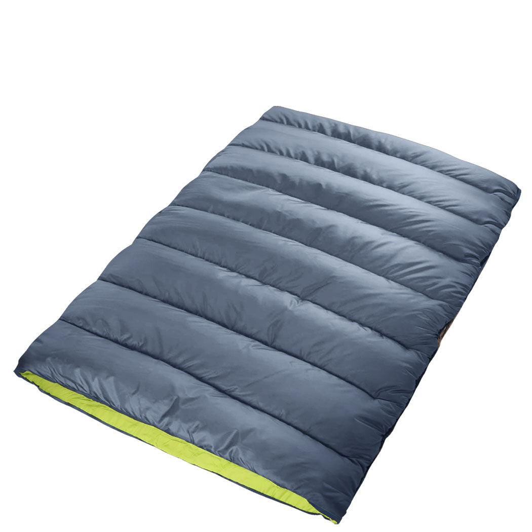 Mountview Double Sleeping Bag Bags Outdoor Grey-1942352887573254144