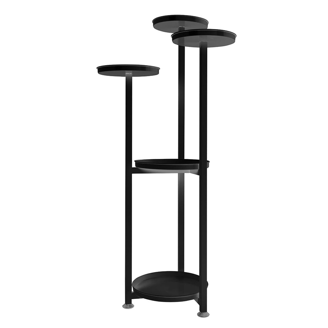Levede Plant Stand Outdoor Indoor Flower Black Large-1942352902555308032