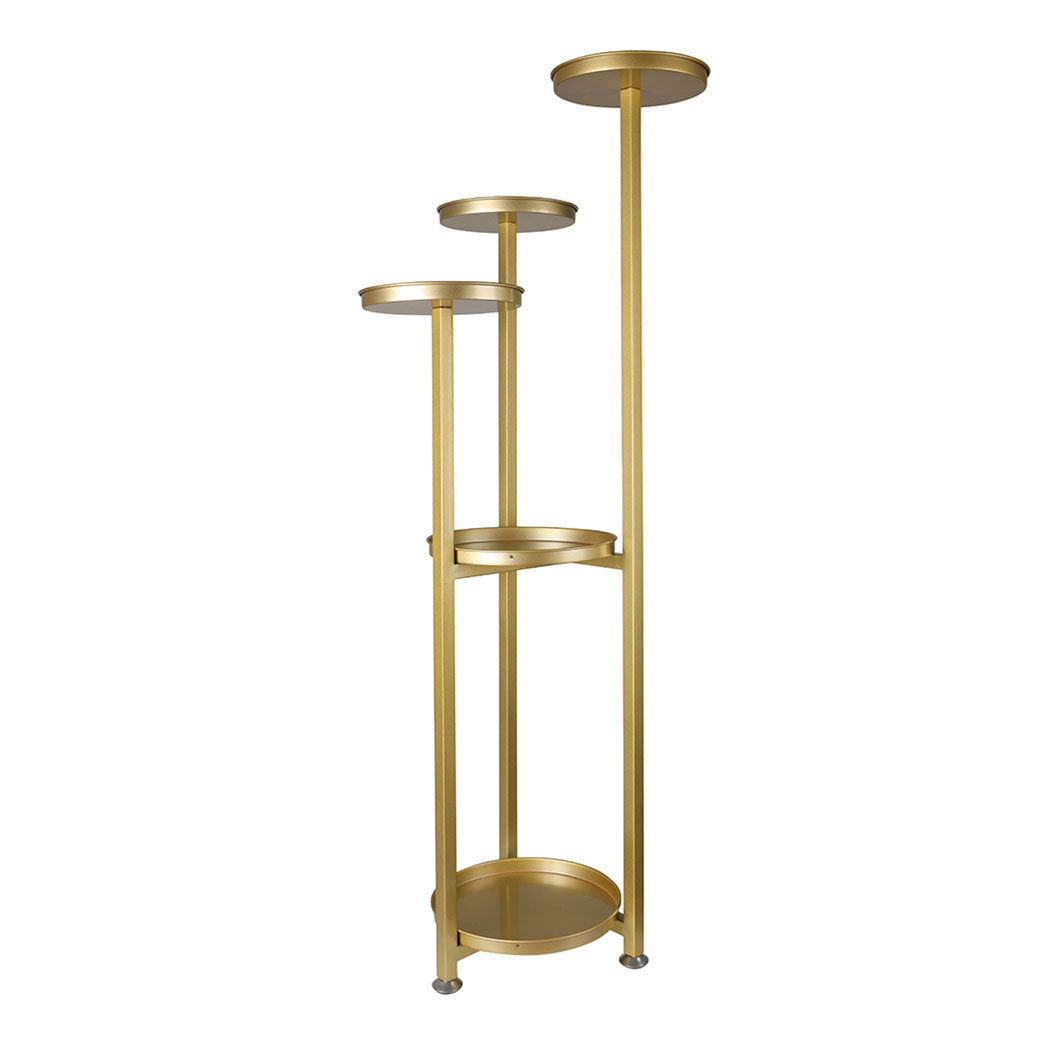 Levede Plant Stand Outdoor Indoor Flower Gold Large-1942352902878269440
