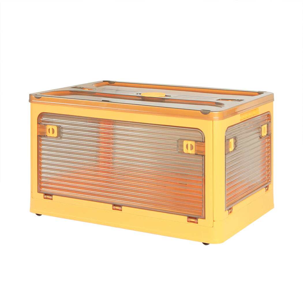 Storage Organiser Large Box Stackable M Orange Medium-1942352813094998016