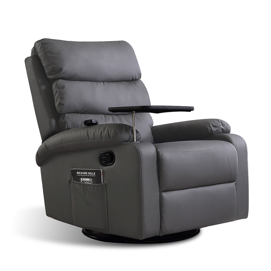 Levede Massage Chair Recliner Chairs Grey-1910112921623597056