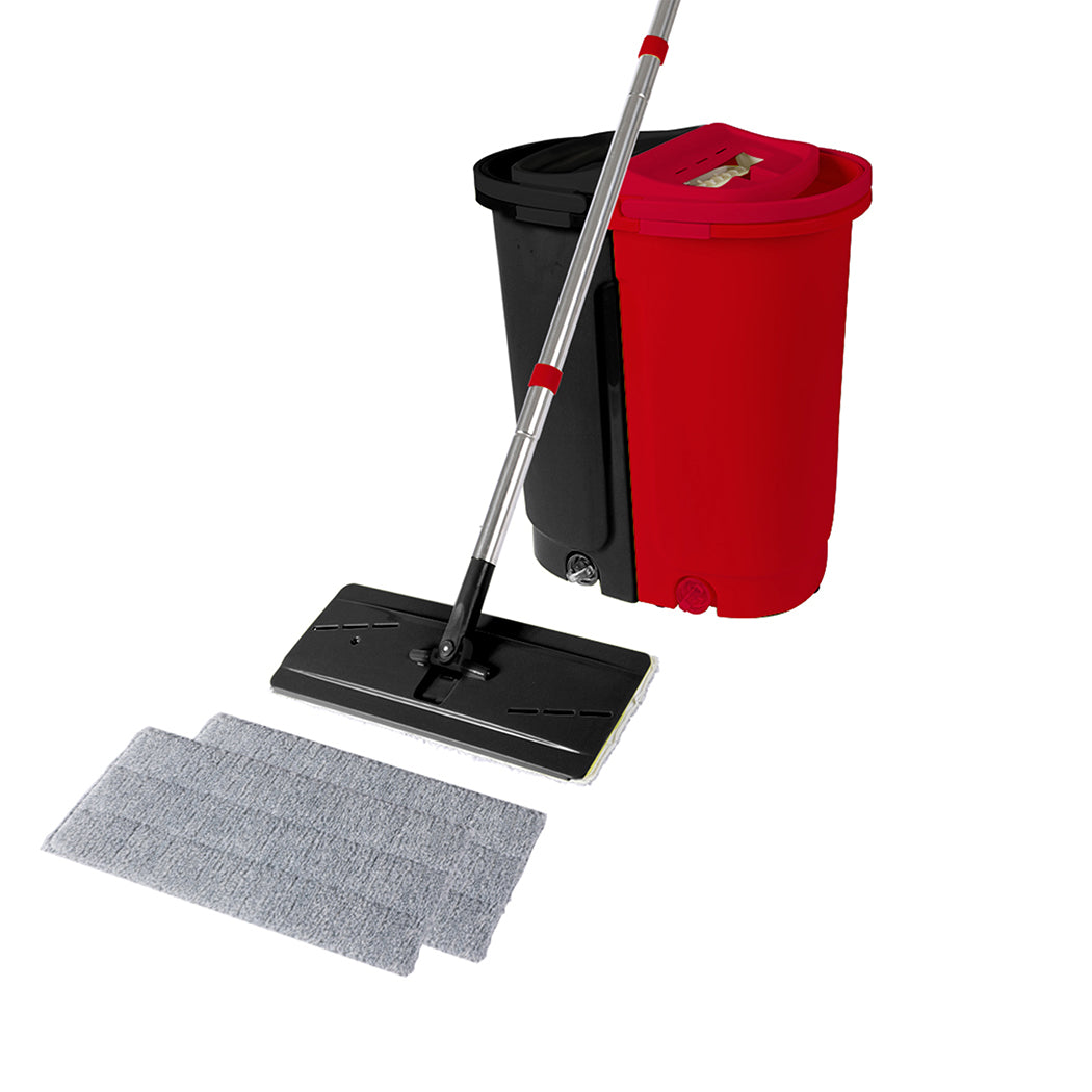Cleanflo Flat Mop Bucket Cleaner Stainless Black-1942353180545388544
