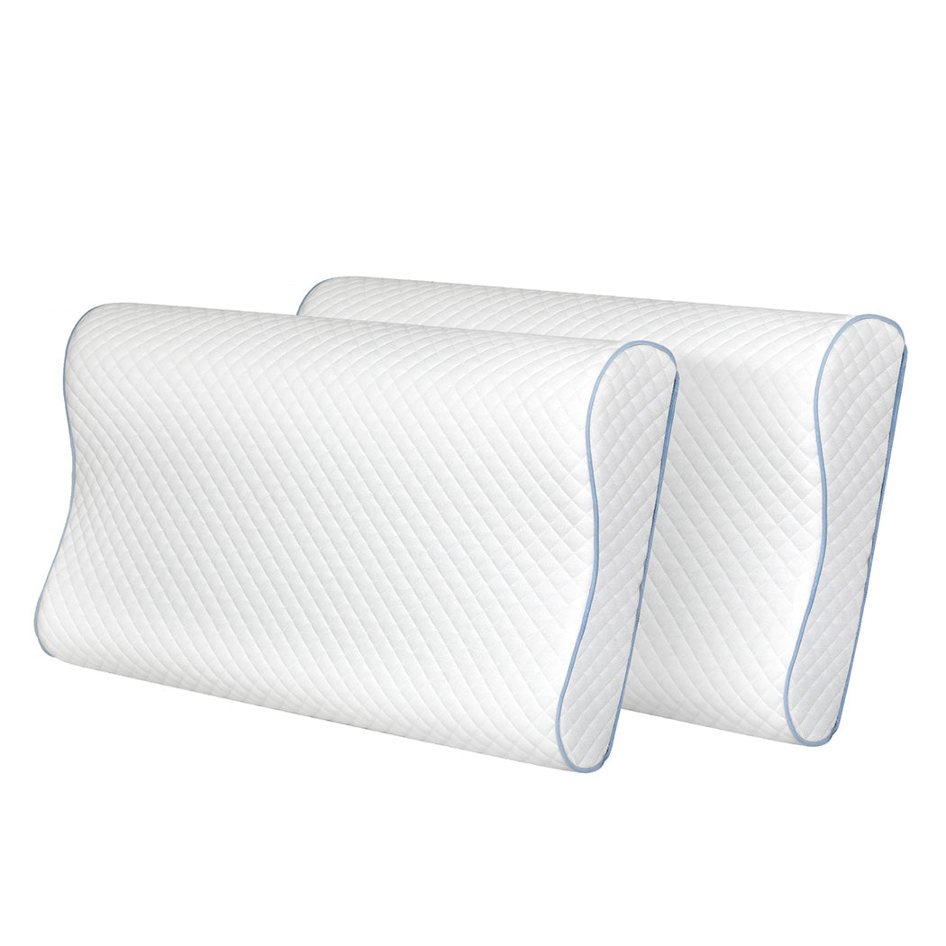 Dreamz Memory Pillow Supprt Shoulder FoamWhite Pillowcase-1942353715692441600