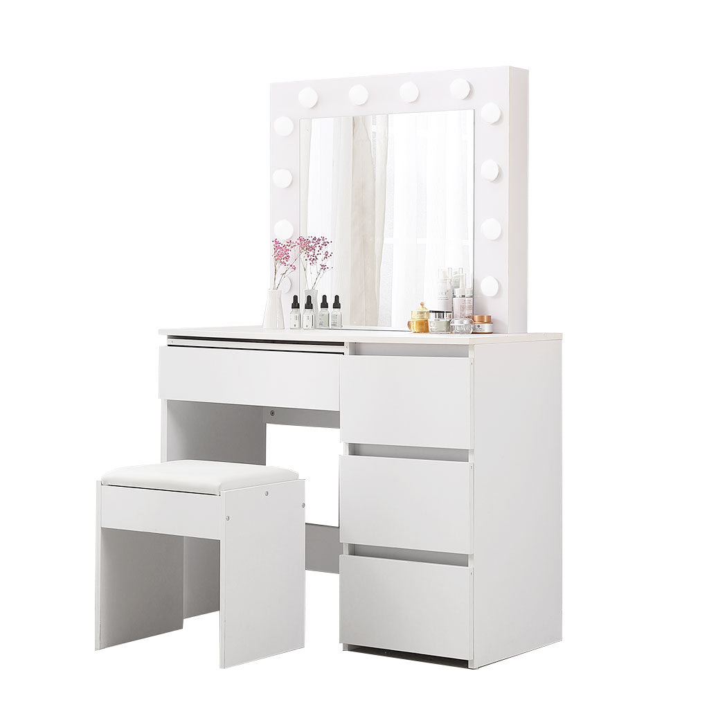 Levede Dressing Table Vanity Set Stool-1917016716693606400