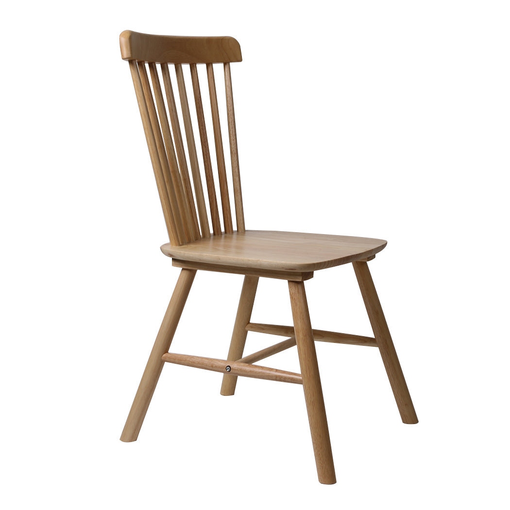 Levede 2x Dining Chairs Kitchen Windor Oak-1910113281884950528