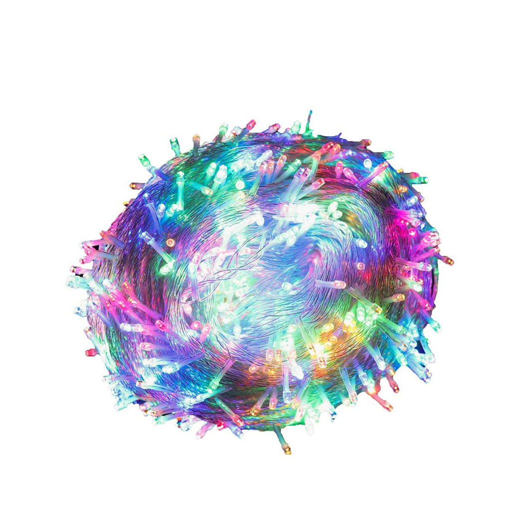 96LED Fairy String Lights Net Mesh Curtain Multi-Coloured-1942353054632382464