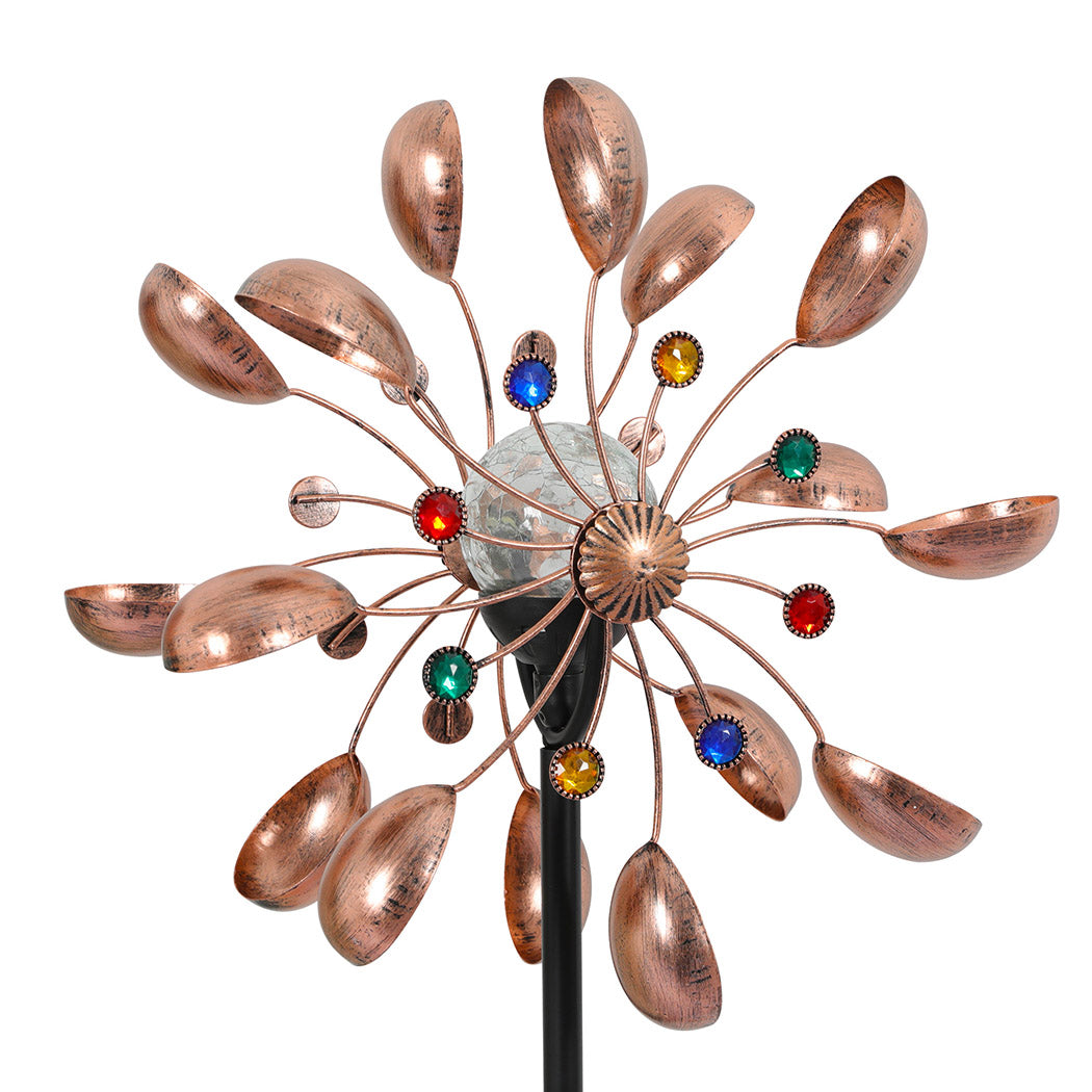Garden Windmill Solar Light Wind Spinner-1942353775662600193