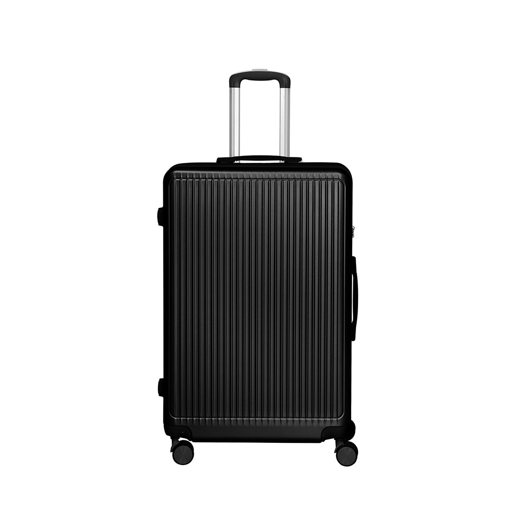Slimbridge Luggage Suitcase Trolley Black 2pc 20"+28"-1942352947702796289