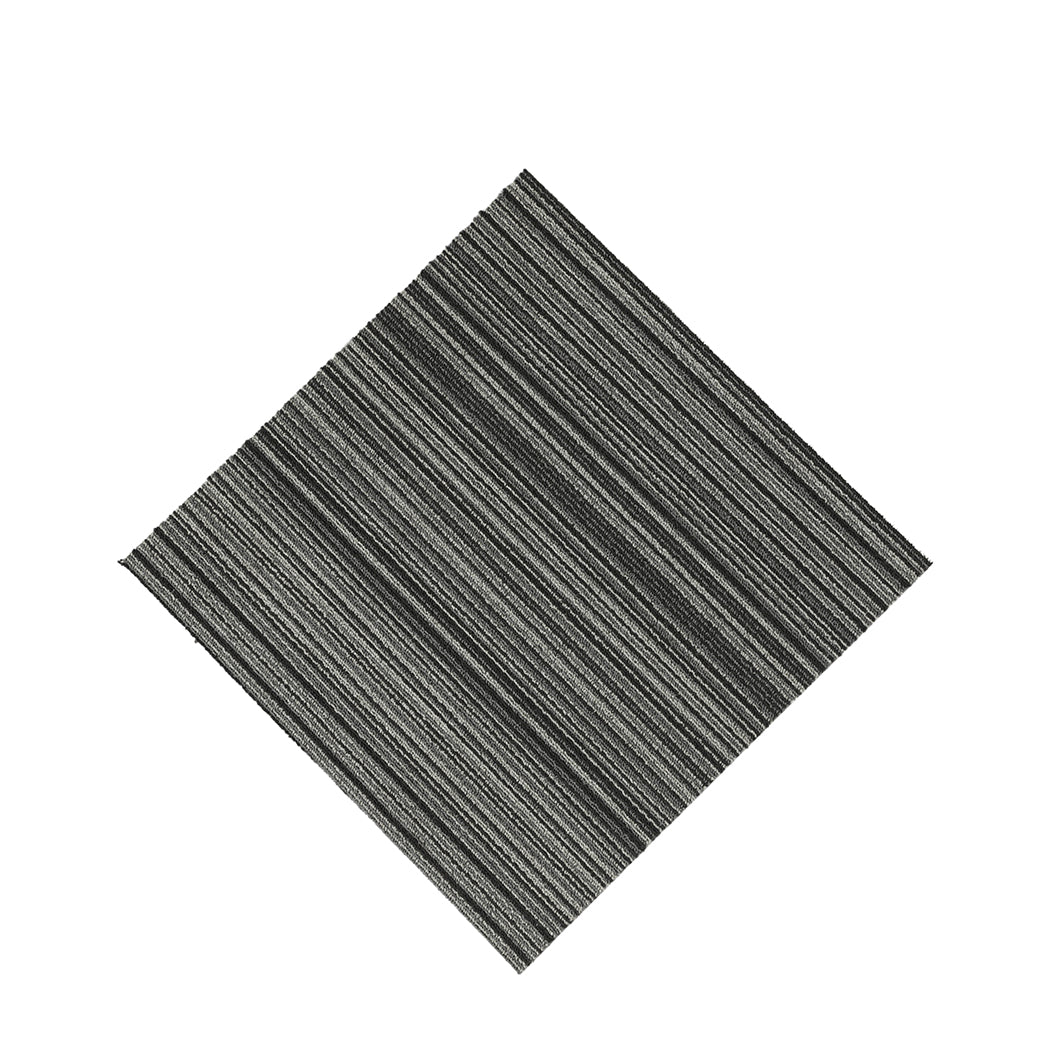 Marlow 20x Carpet Tiles 5m2 Box Heavy Black-1910113062367662081