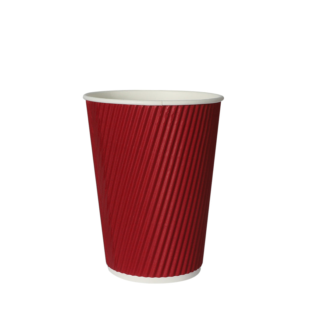 200 Pcs 16oz Disposable Takeaway Coffee Red-1942353277328953345