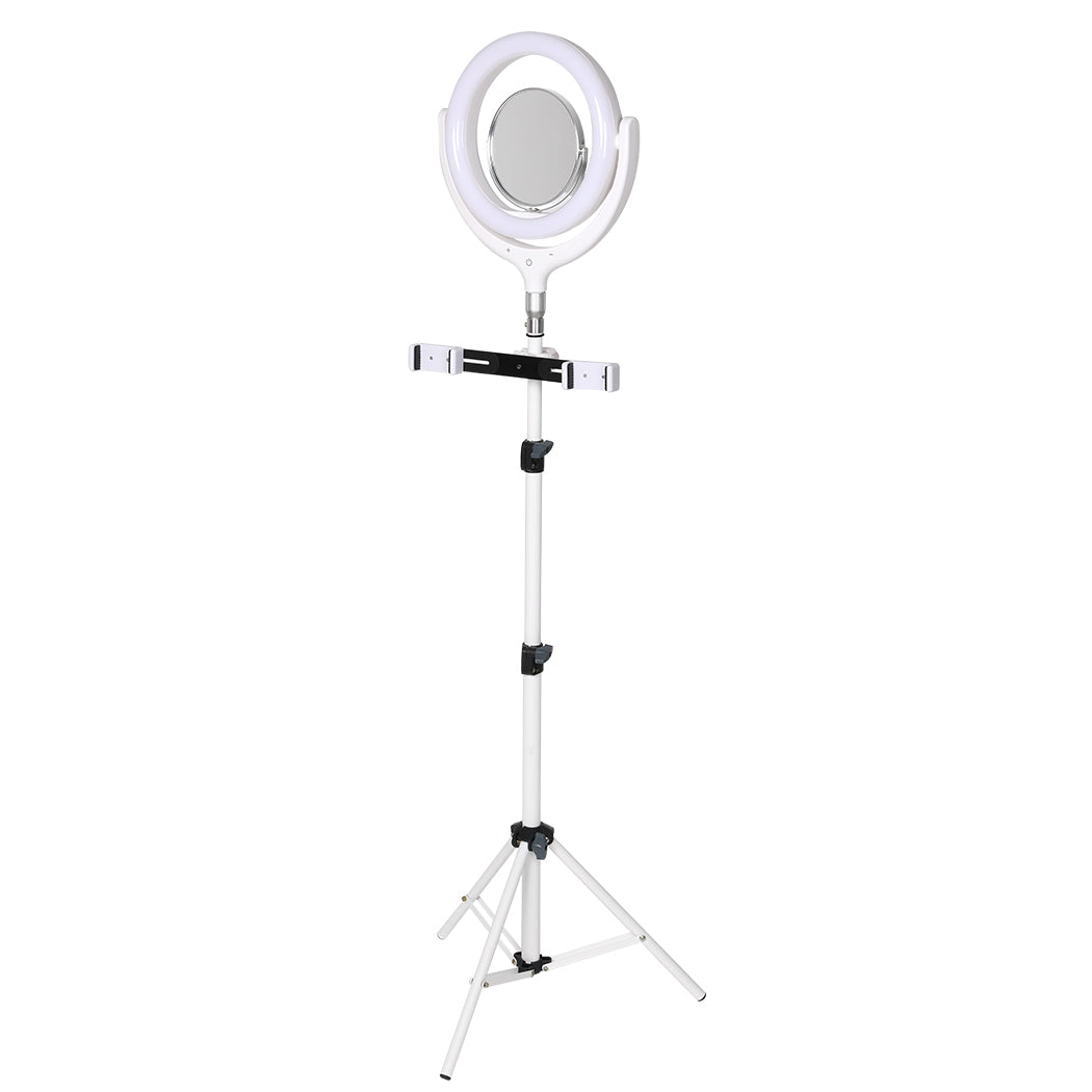 LED Ring Light with Tripod Stand Phone White-1919892833716801537
