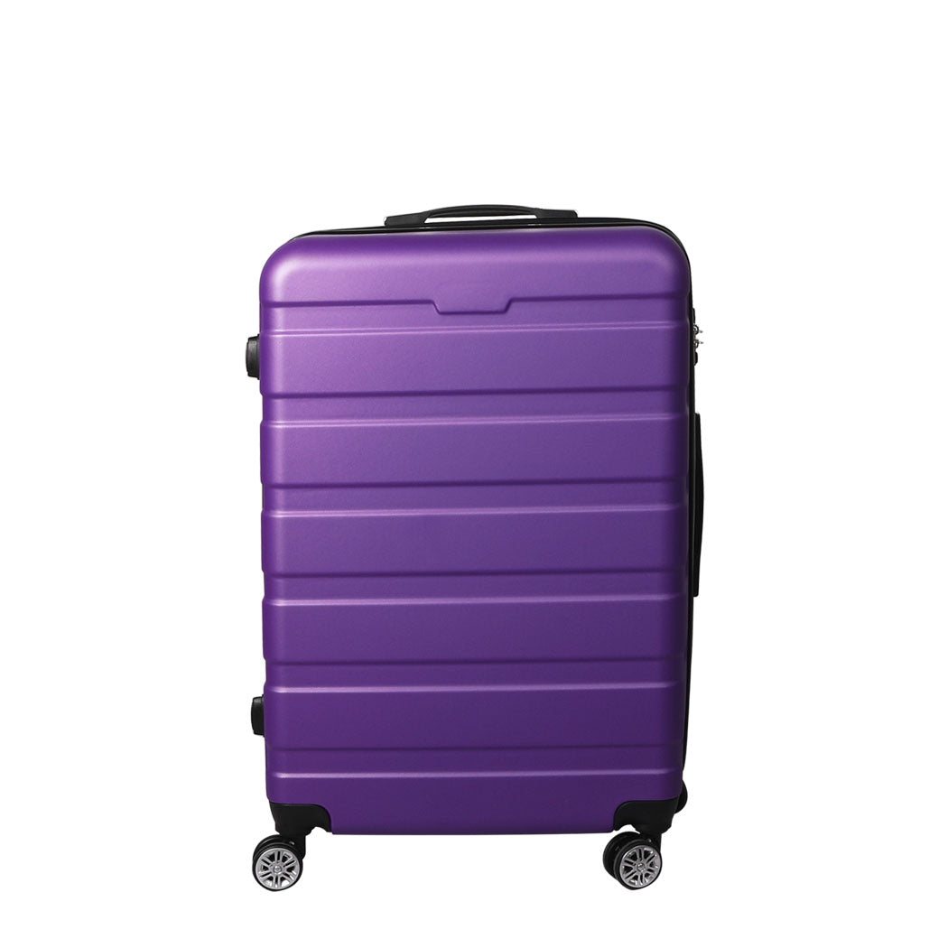 Slimbridge 20" Carry On Luggage Case Purple 20 inch-1942352936726302721