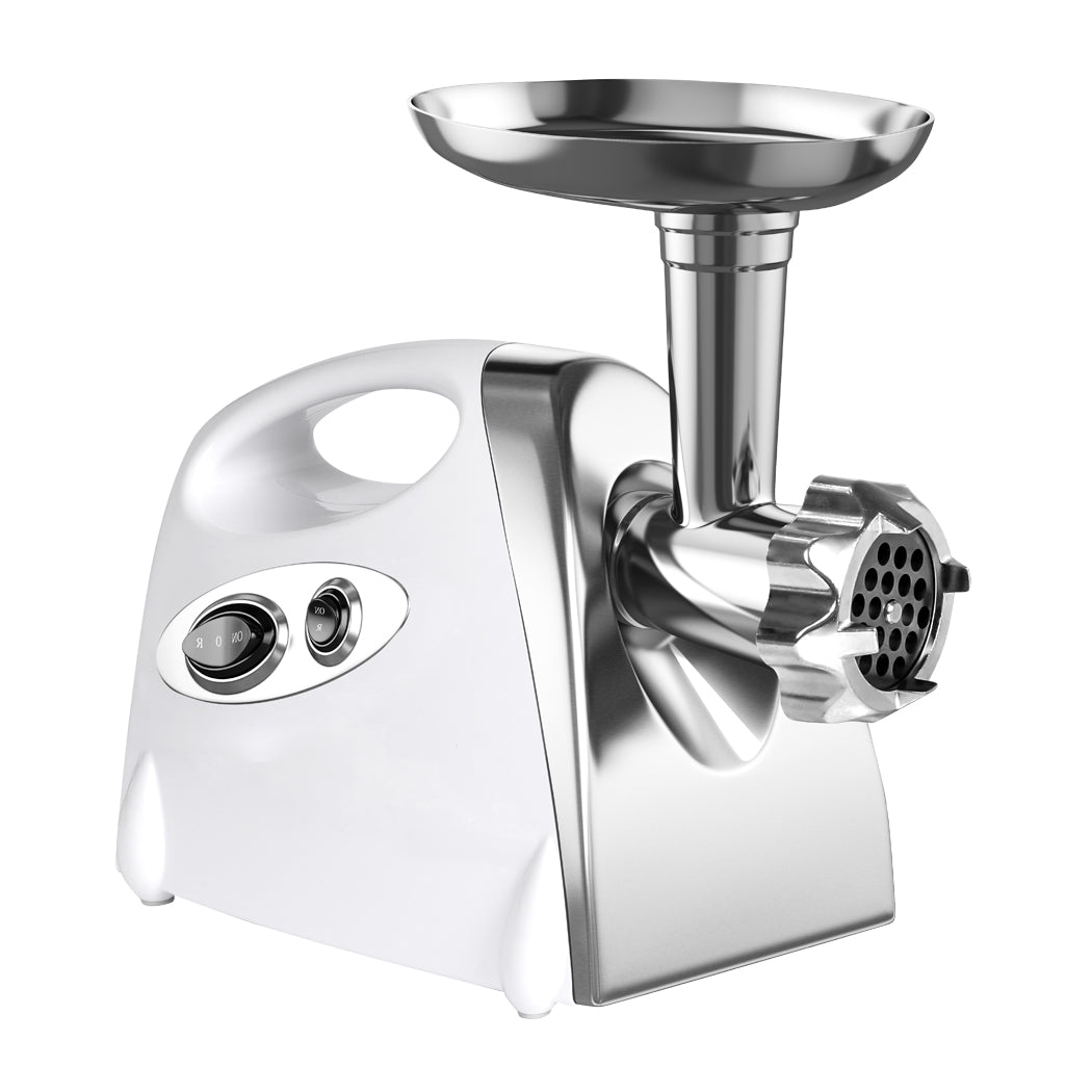 800W Electric Meat Grinder Mincer Sausage White-2006733080936714241