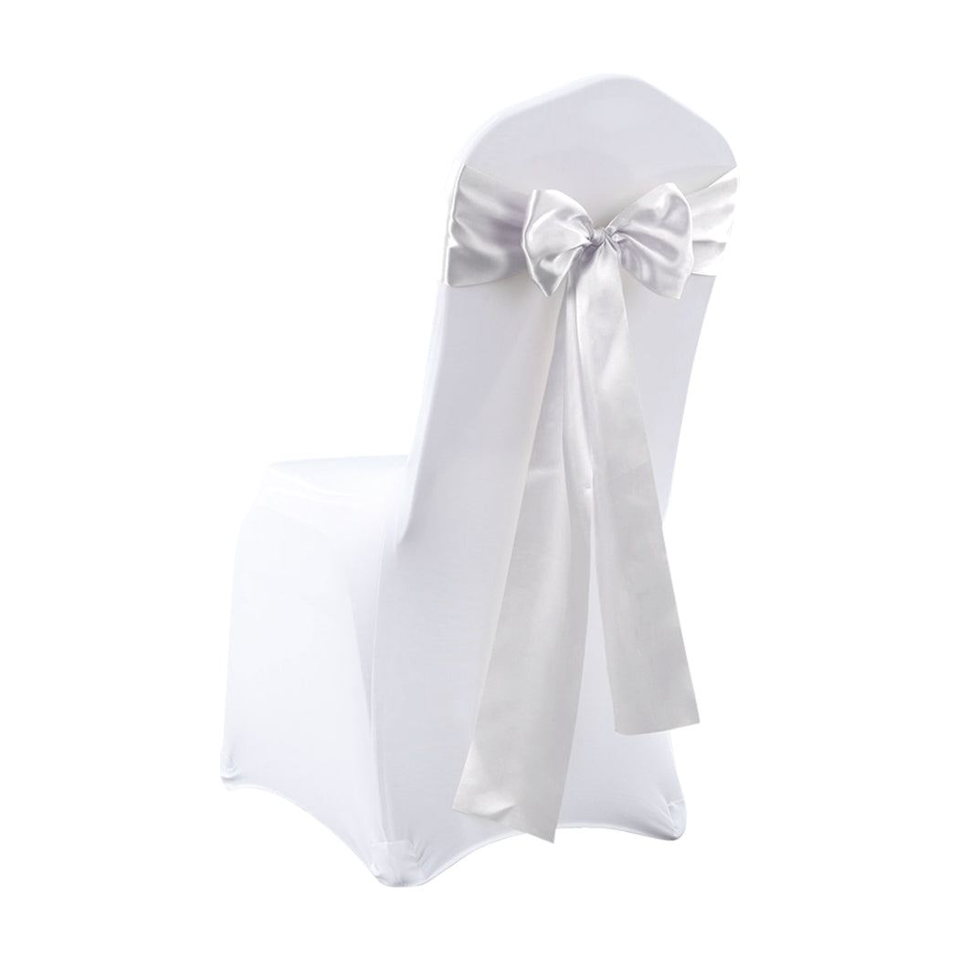 50x Satin Chair Sashes Cloth Cover Wedding-1942353638919901185