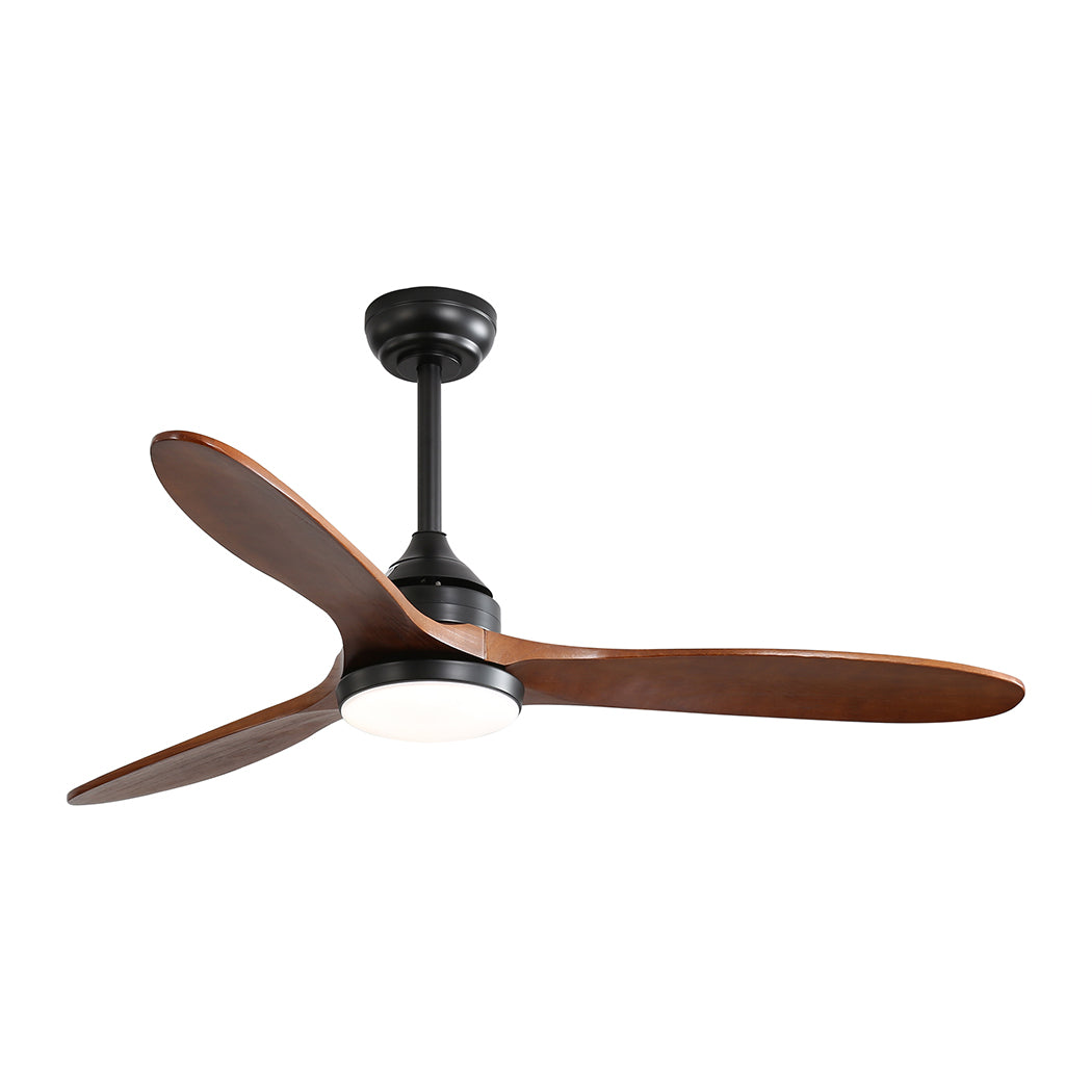 Spector 52'' Ceiling Fan DC Motor LED Walnut-2006733156178333697