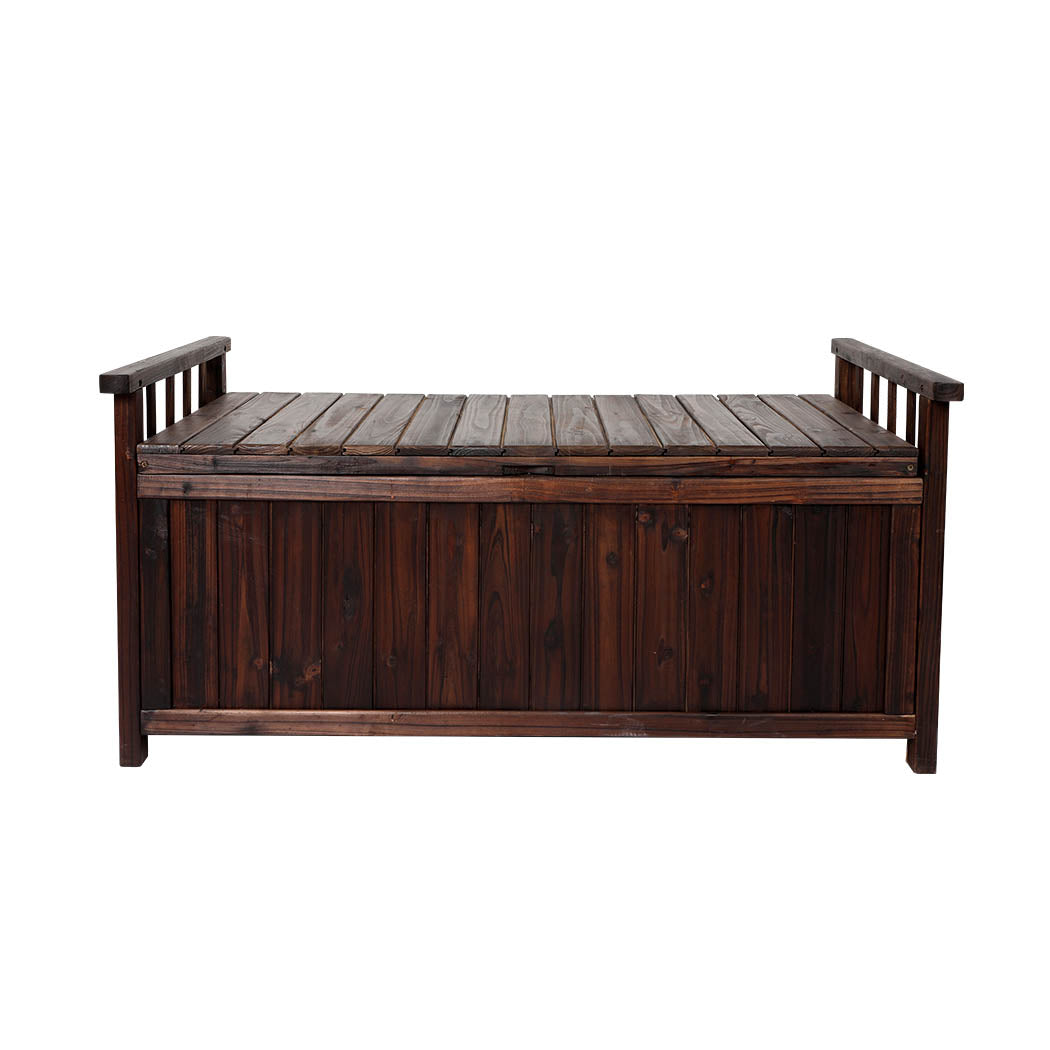 Levede Outdoor Storage Box Garden Bench-1942353023913299969
